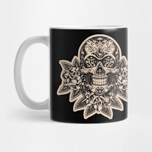 skull and roses Mug